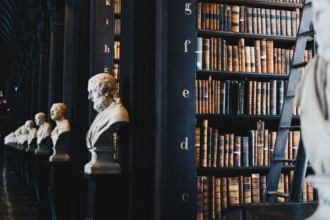 library and books